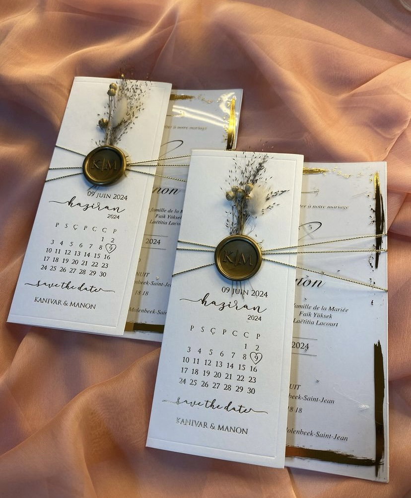Invitations en Acrylique