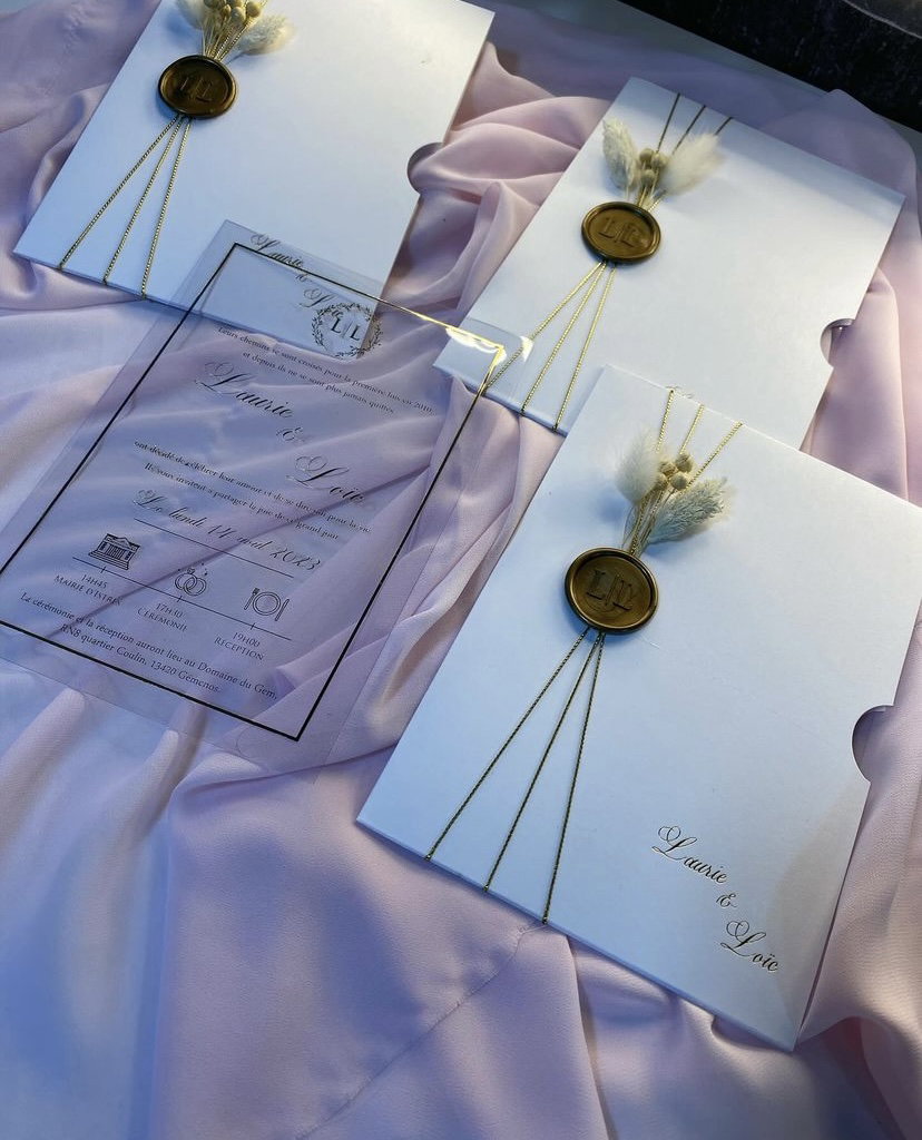 Invitations en Acrylique