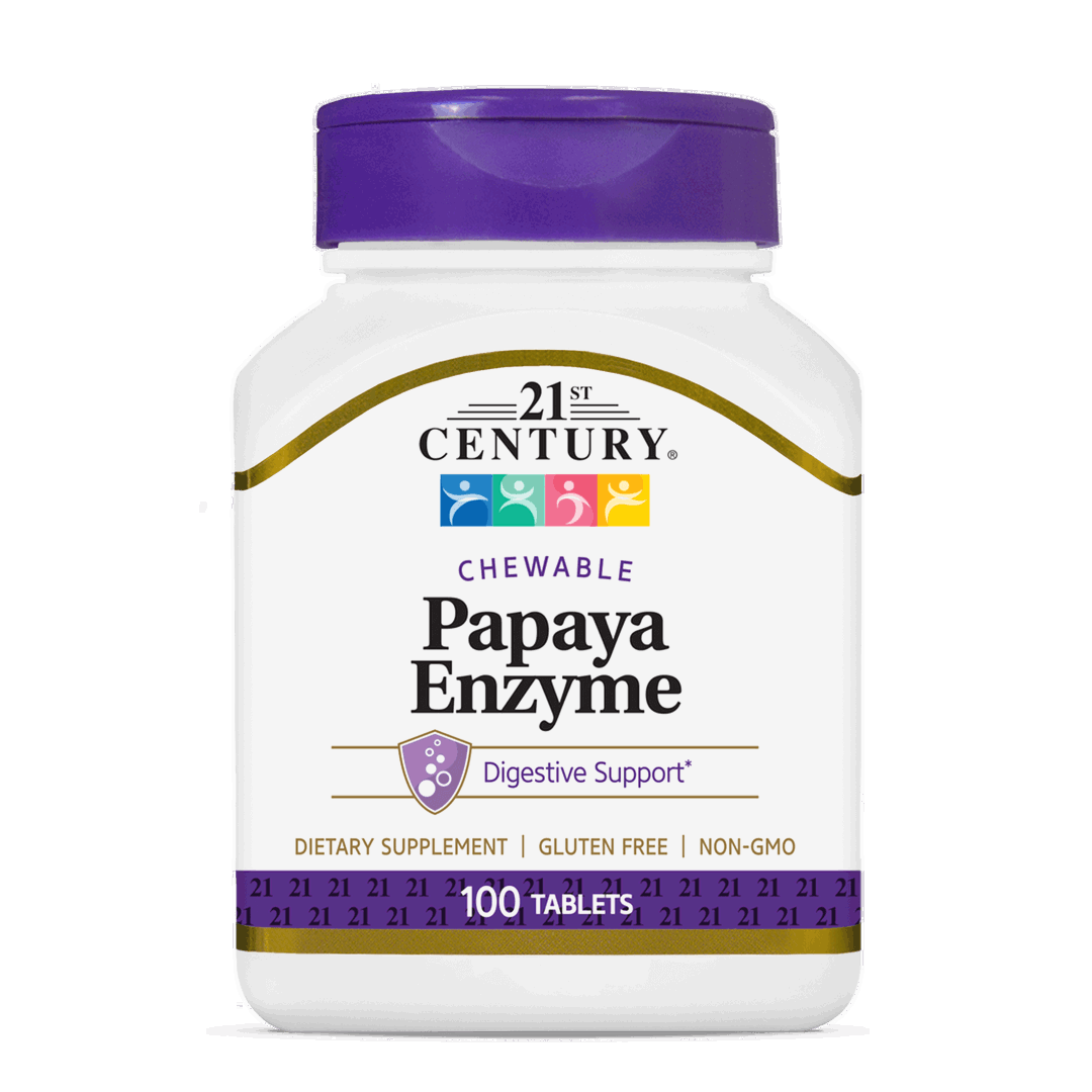 21 Century - Papaya Enzyme Chewables