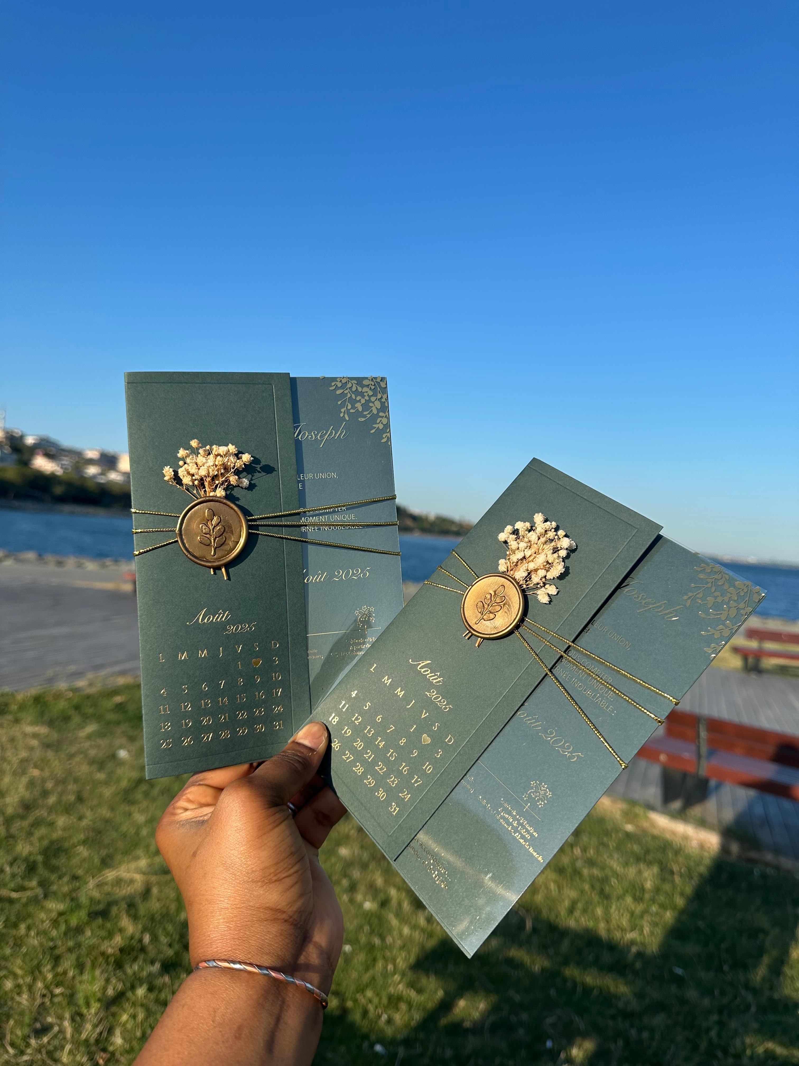 Invitations en Acrylique