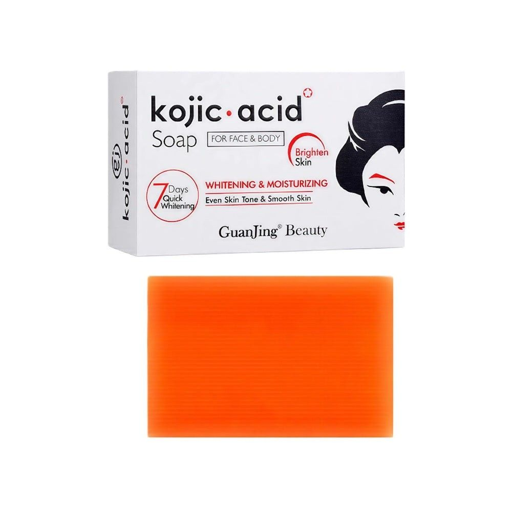 Kojie San Original Kojic Acid Soap for Face and Body – Dark Spot Remover, Gentle Cleansing Bar with Coconut Oil, Tea Tree Oil, and Glycerin – Helps Improve Skin Appearance_65g x 1 Bar