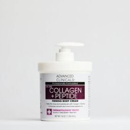 Advanced Clinicals - Collagen + Peptide Body Cream