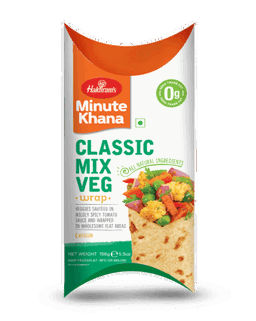 Haldiram Wrap Mix Veg 156g