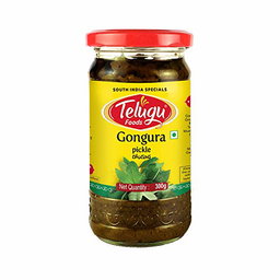 Telugu Foods Gongura Pickle (With Garlic)