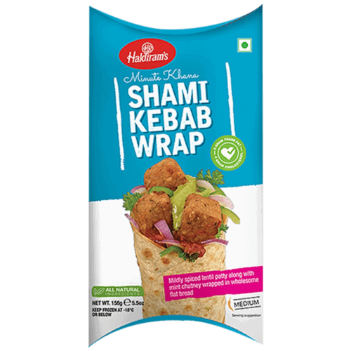 Haldiram Wrap Shami kebab 156g