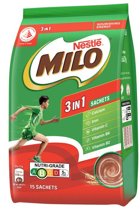 Milo 3 in 1 (Sachets)