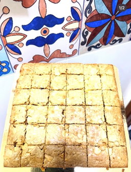 White Chocolate Blondies (9 Inches)