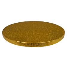 1813 CAKE BOX 10 INCH ROUND GOLD CBRG10 _0