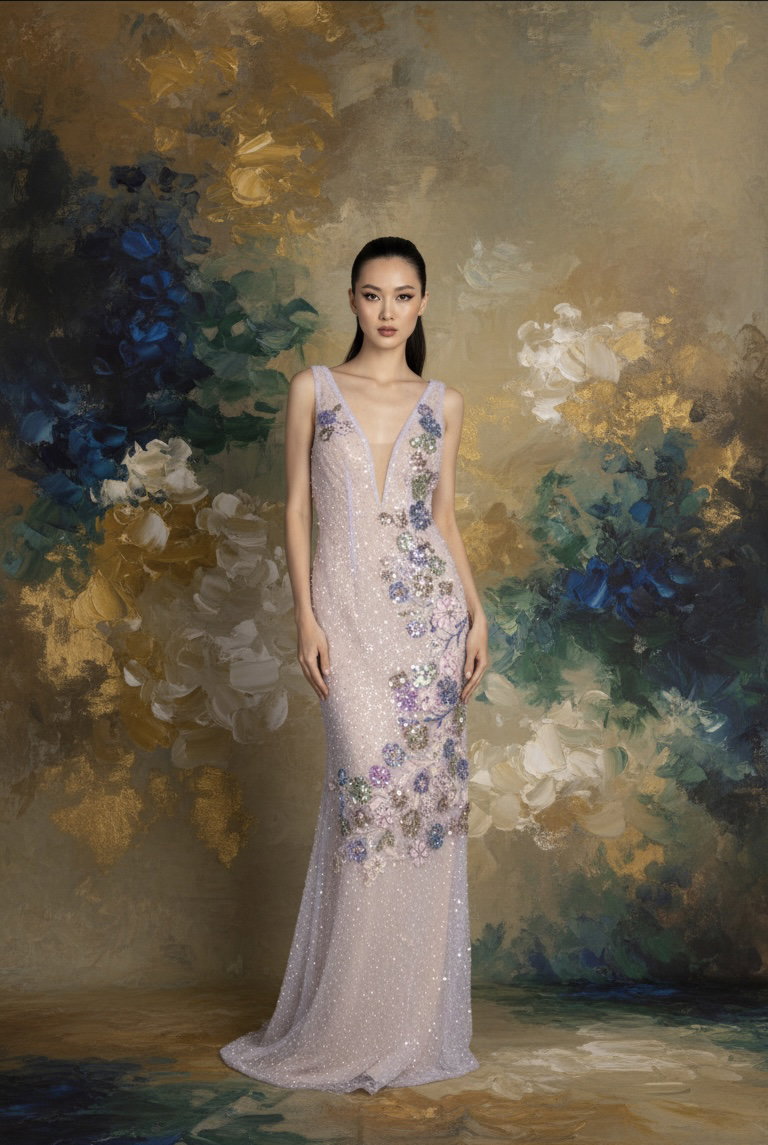 Exclusive Evening Gowns "Lavender Reverie" _3