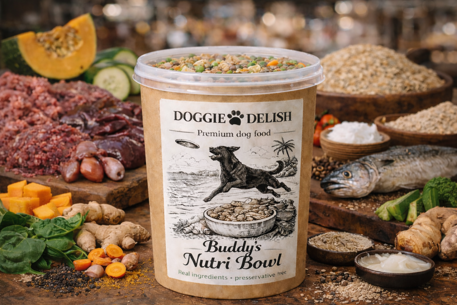 Buddy's Nutri Bowl - nutrient rich meal 450g