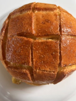 Ultimate Golden Crunch: Egg-Glazed Roasted Mantou
