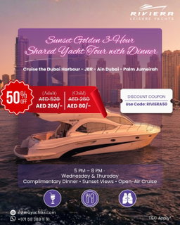 Sunset 3-Hour Yacht Tour with Dinner
