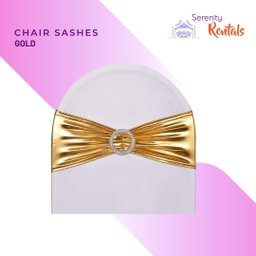 Gold Chair Sashes