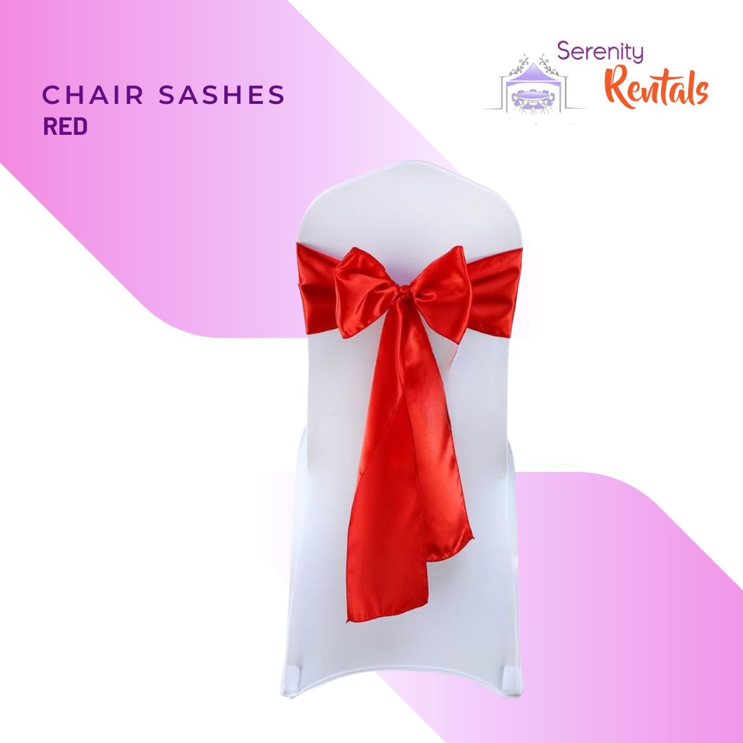 Red Chair Sashes