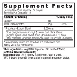 Nature's Answer - Black Walnut & Wormwood Liquid Extract