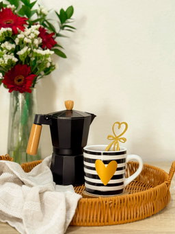 Taza de corazones