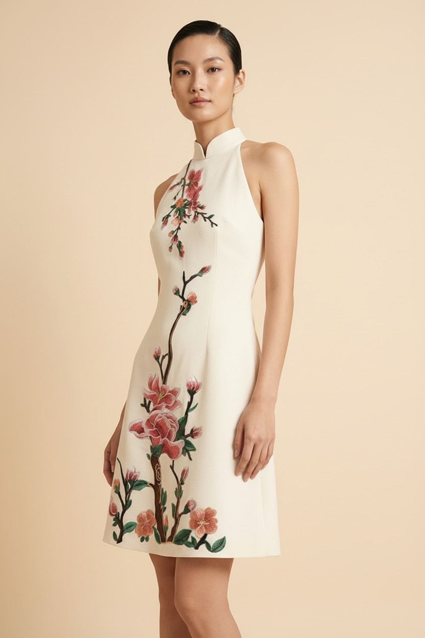Camellias Cheongsam Mini _7