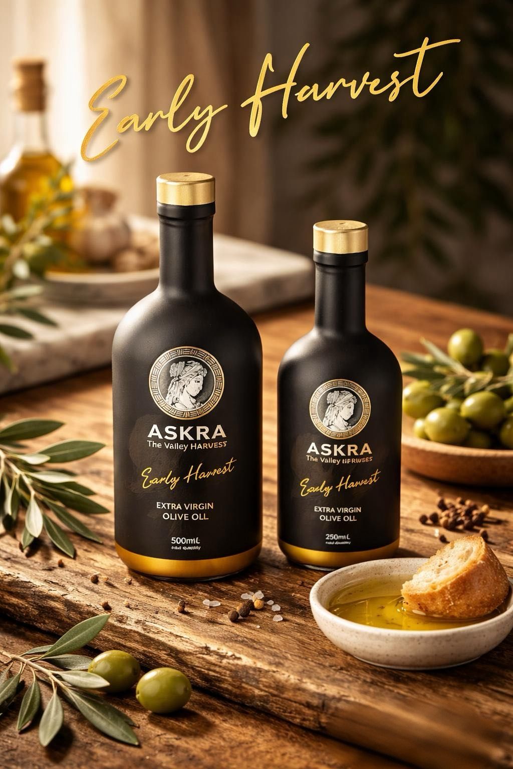 ASKRA Early Harvest Extra Virgin Olive Oil 