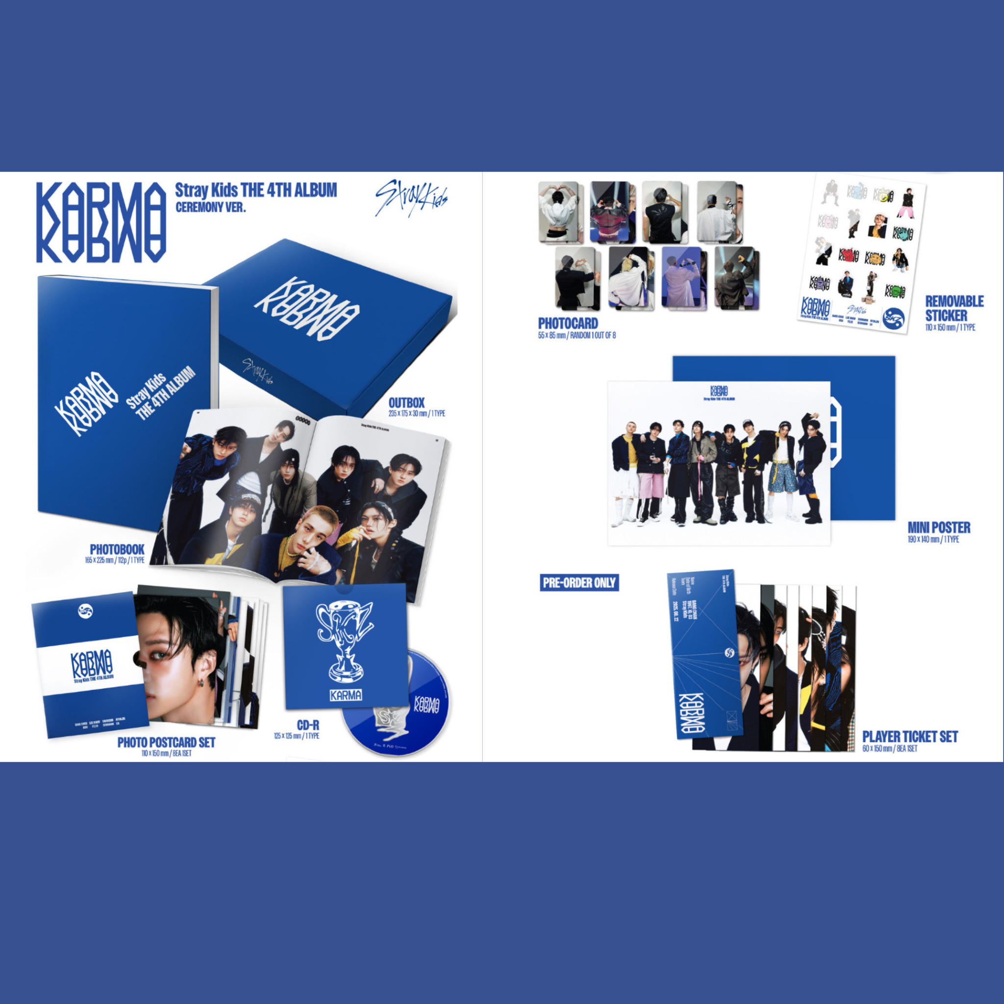 Stray Kids 4th Album KARMA - Photobook Ver_1