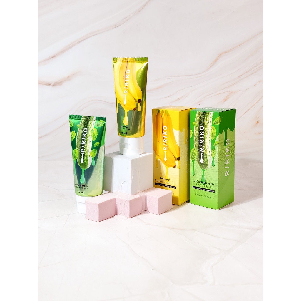 🆕 ￼RIRIKO PLEASURE GEL - เจลหล่อลื่นสูตรน้ำ ใส ไม่เหนียวเหนอะหนะ 75ML_2
