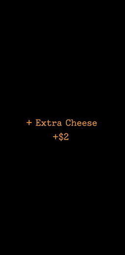Cheese add ons