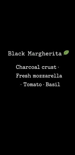 Black Magherita