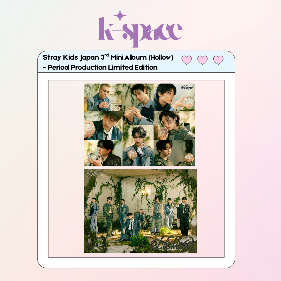 Stray Kids JAPAN 3rd Mini Album [Hollow] - Period Production Limited Edition