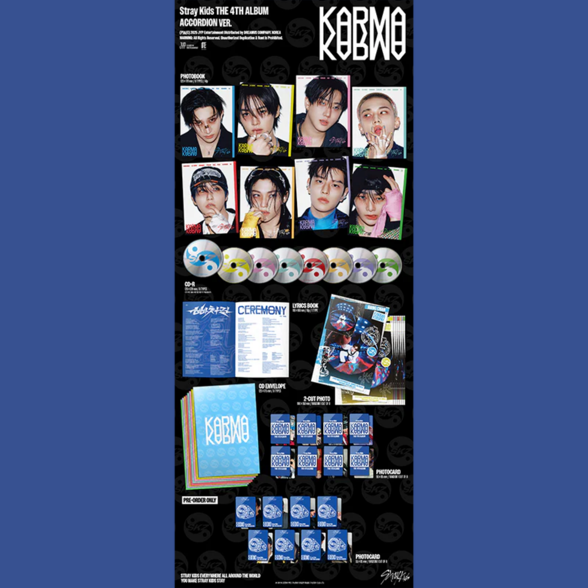 Stray Kids 4th Album KARMA - Accordion Ver_1