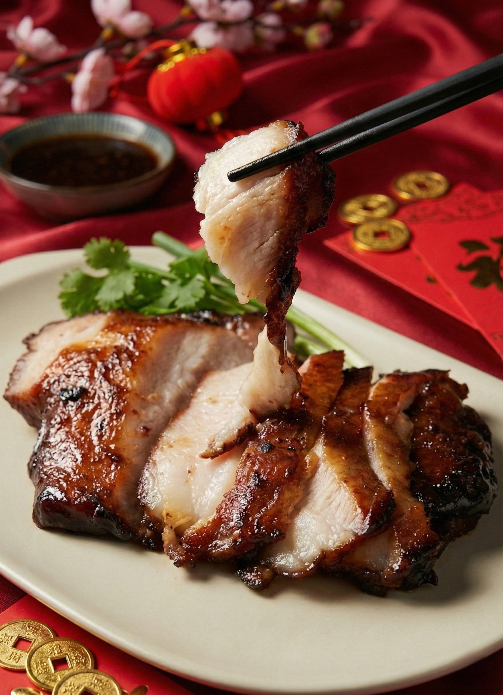 Pork Jowl Cheeky Char Siew Meat 猪脸肉蜜汁叉烧_0