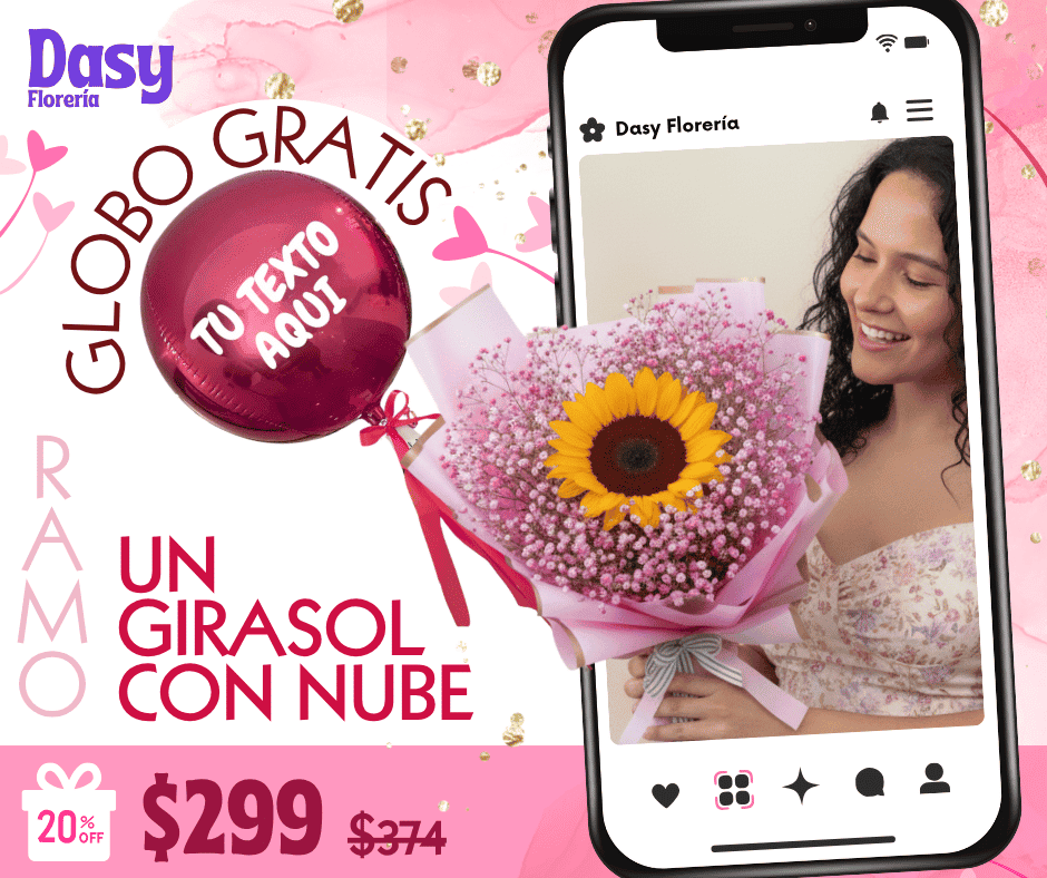 Un girasol con nube_0