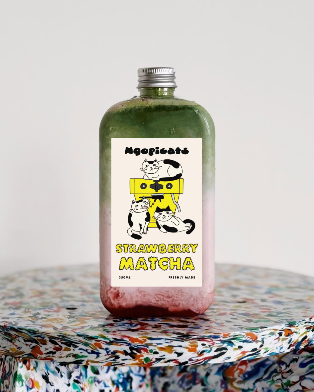 Strawberry Matcha (Bottled)