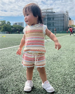 Lapis Cotton Knit Set (Girl)