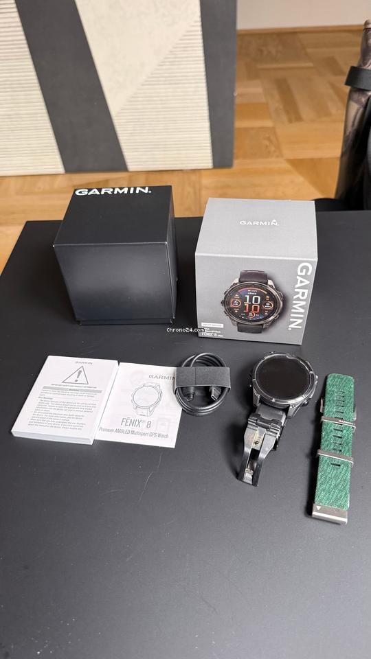 Garmin Fenix 8 Amoled 47mm With full Titanium strap