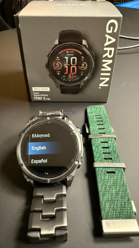 Garmin Fenix 8 Amoled 47mm With full Titanium strap_1
