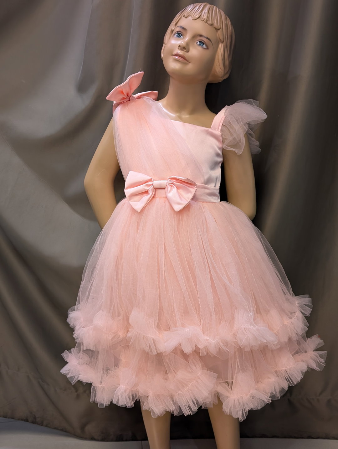 Girls Pink Party Dress