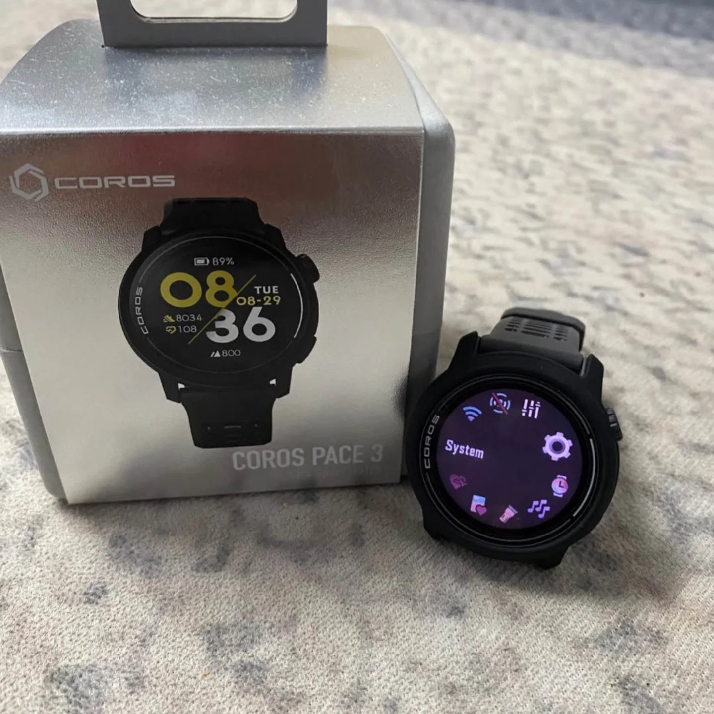 Coros pace 3 black_1