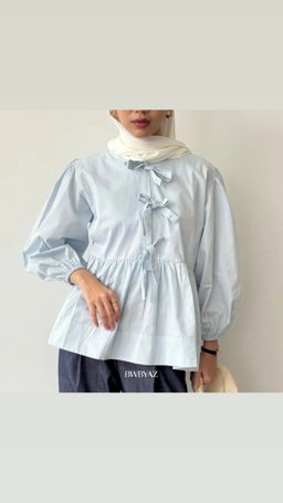 BWBYAZ Anya Puffy Ribbon Top (Pre-order)