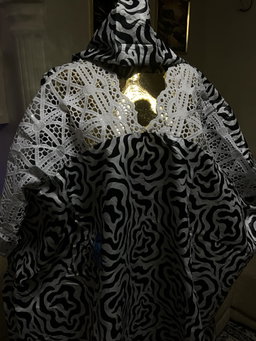 Black & White - Batik Style Print