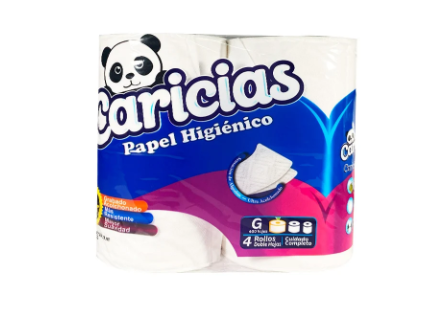 Papel Higiénico Caricias 400 Hojas_0