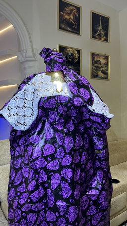 Violet - Batik Style Print