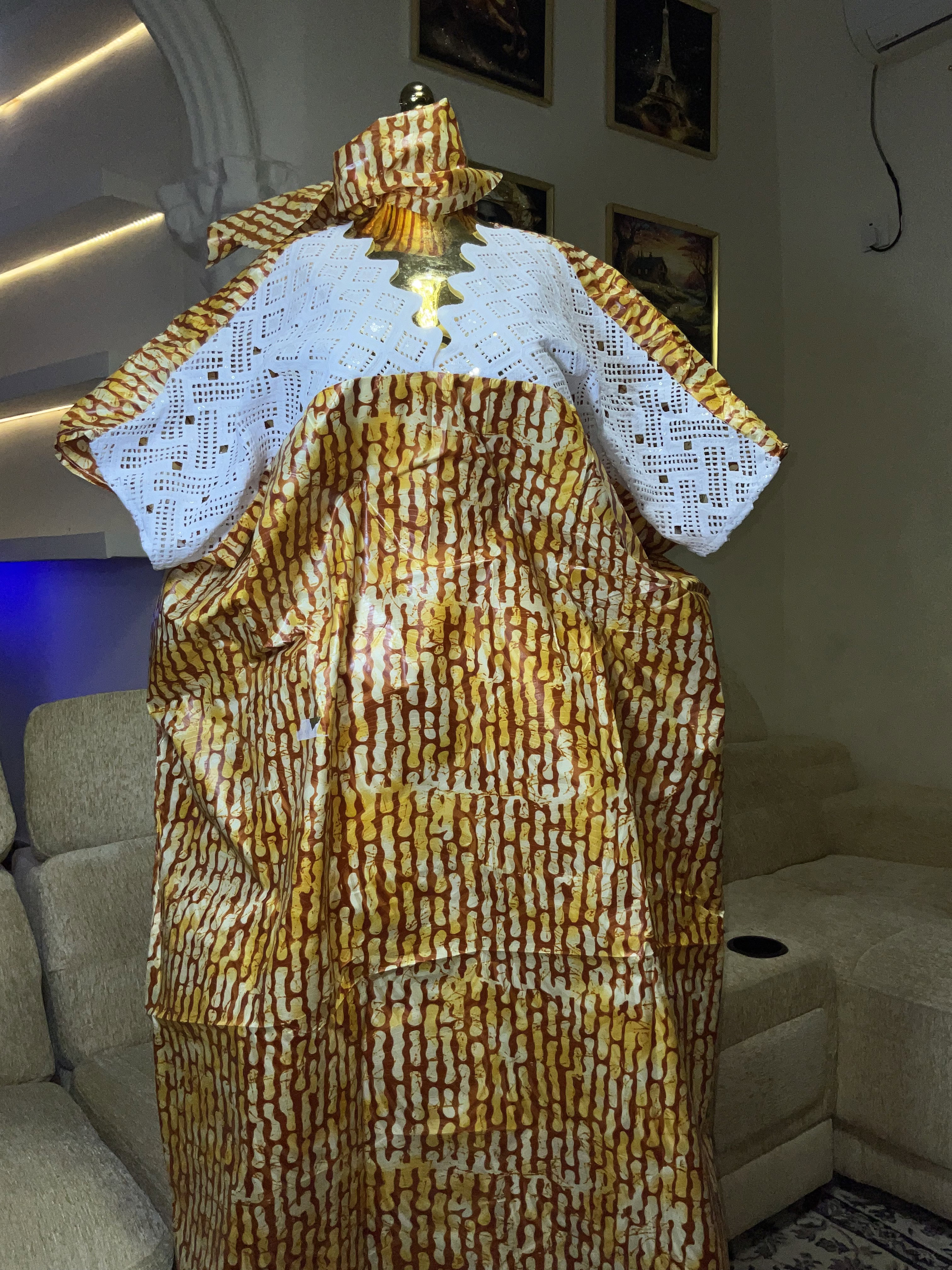 Walnut Brown - Batik Style Print_12