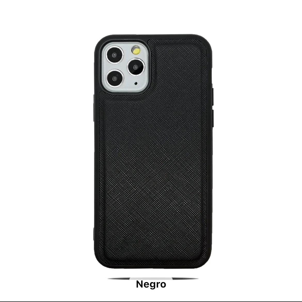 17 pro Max cases Saffiano Negro_0