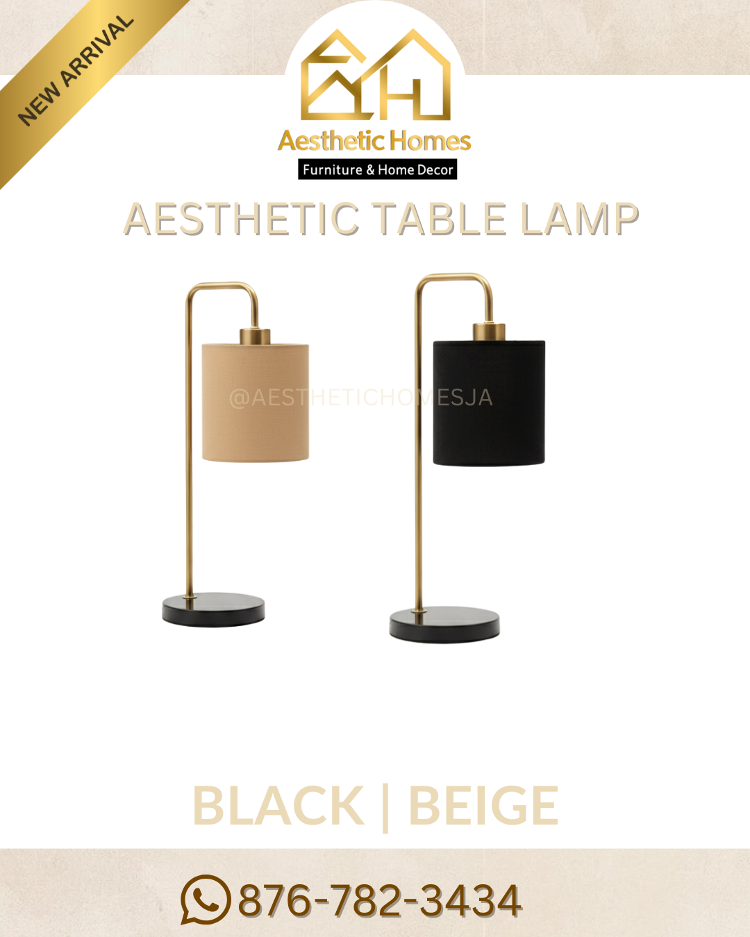 Aesthetic Luxury Table Lamp