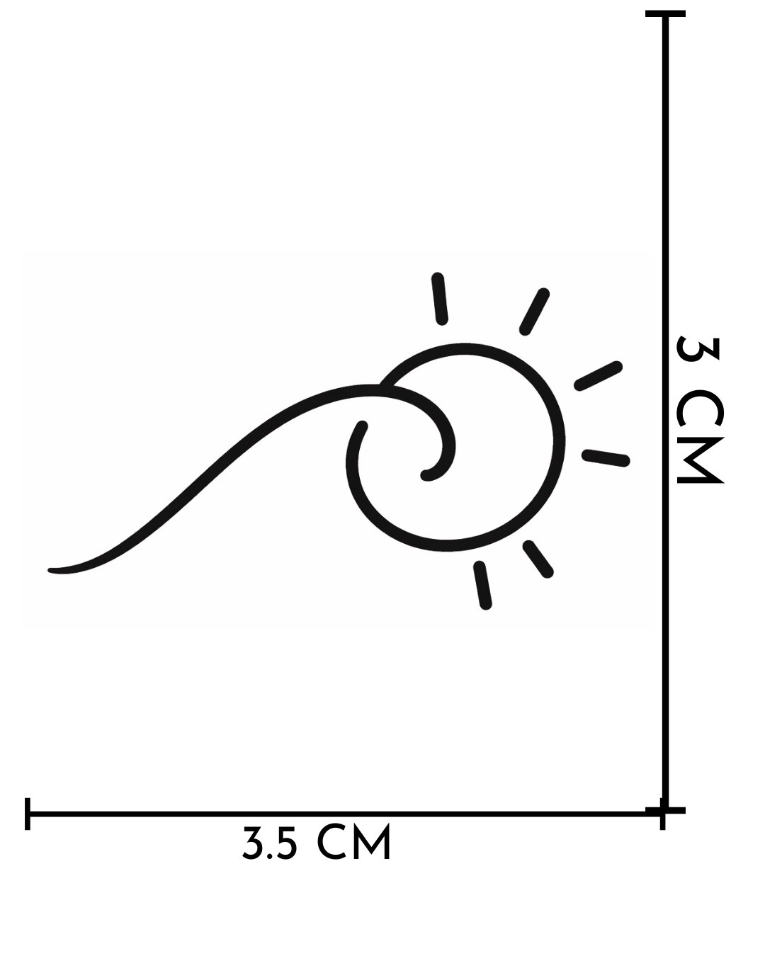Sol Espiral Minimalista