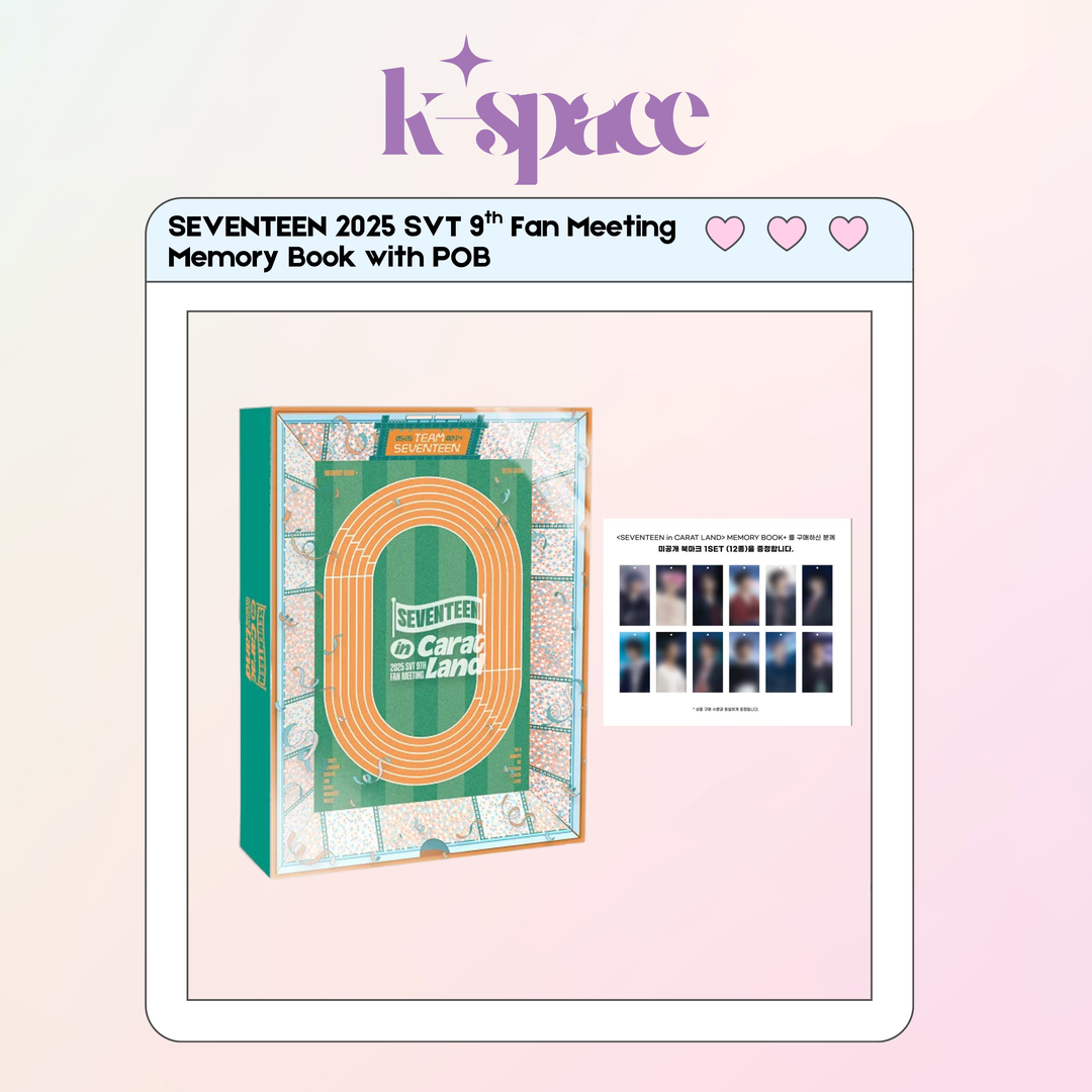 SEVENTEEN - 2025 SVT 9TH FAN MEETING MEMORY BOOK With POB