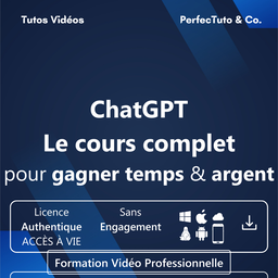 ChatGPT : Le cours complet pour gagner temps & argent