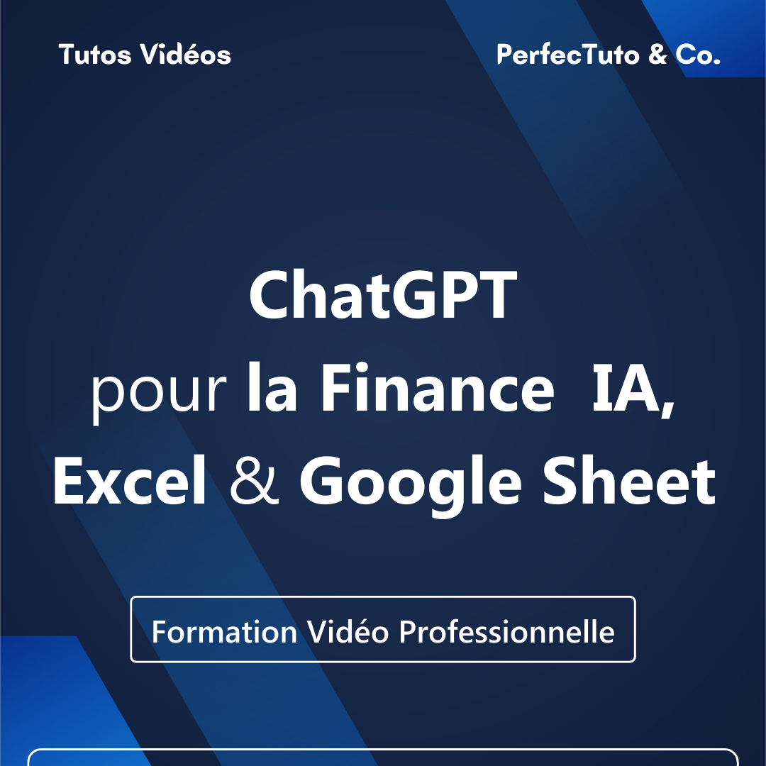 ChatGPT pour la Finance  IA, Excel et Google Sheet_0