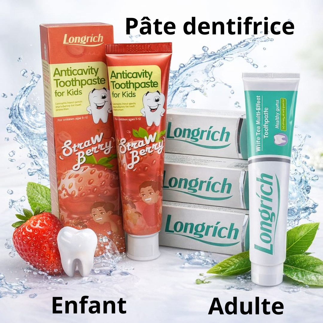 Les Pâtes dentifrices Longrich