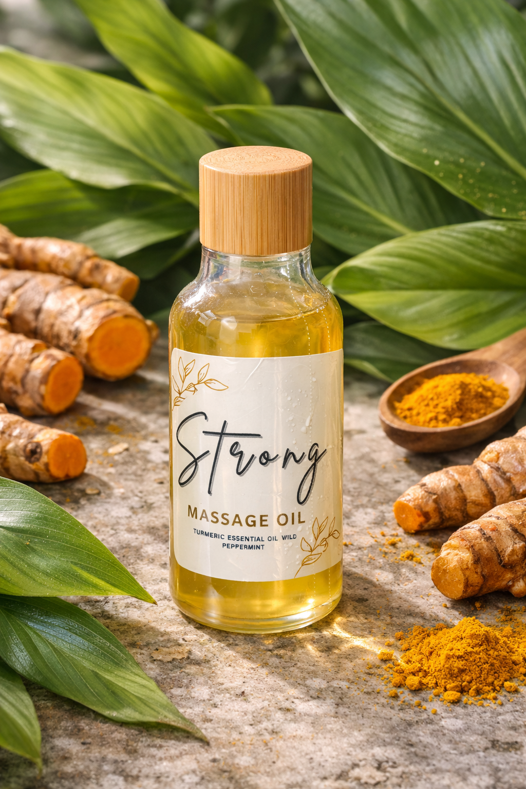 STRONG MASSAGE OIL TURMERIC