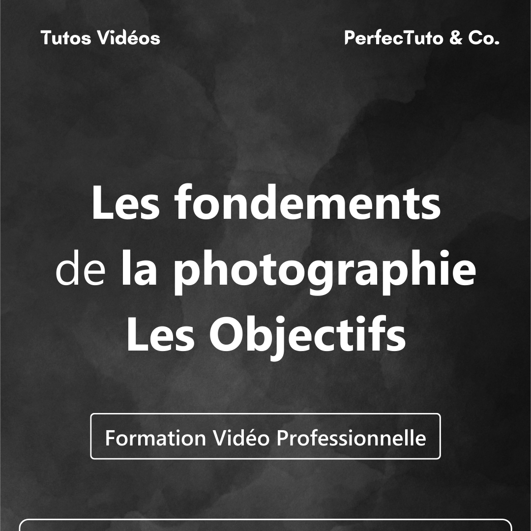 Les fondements de la photographie : Les Objectifs